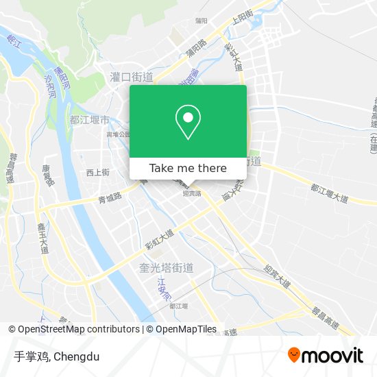 手掌鸡 map