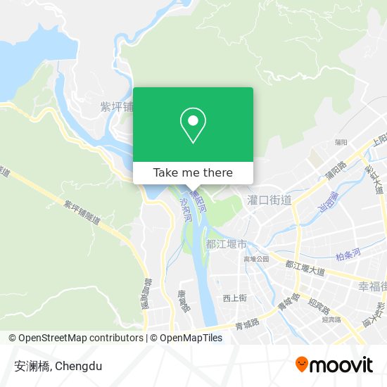 安澜橋 map