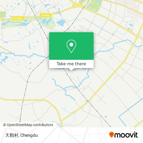 天鹅村 map