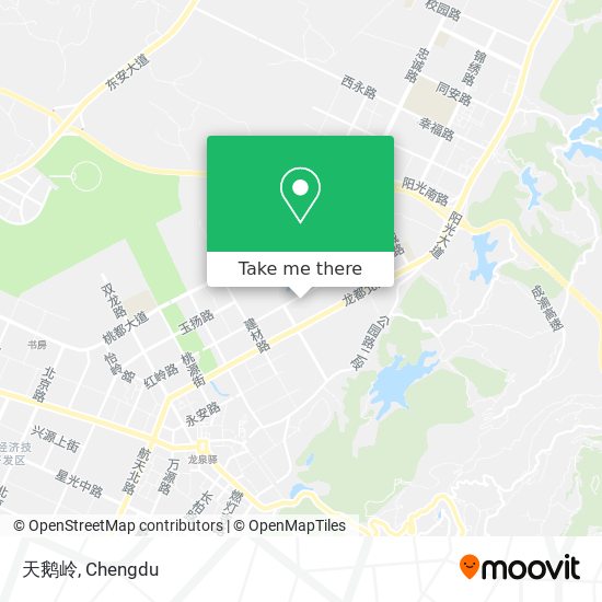 天鹅岭 map
