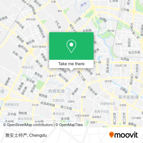 雅安土特产 map