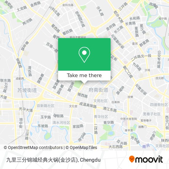 九里三分锦城经典火锅(金沙店) map