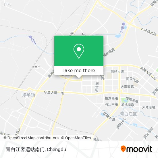 青白江客运站南门 map