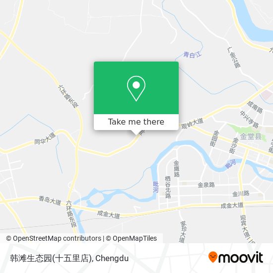 韩滩生态园(十五里店) map