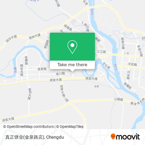 真正饼业(金泉路店) map