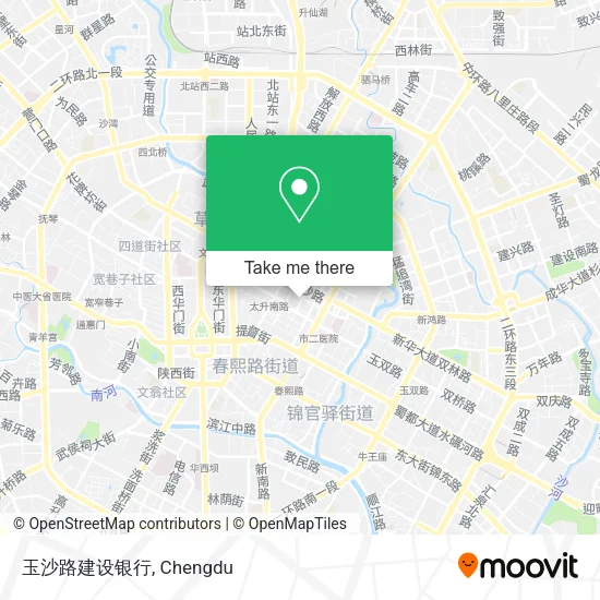 玉沙路建设银行 map