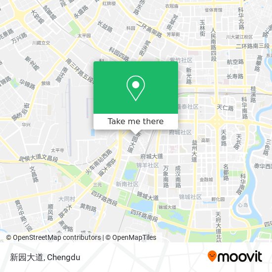 新园大道 map