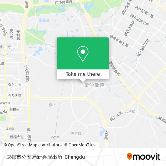 成都市公安局新兴派出所 map