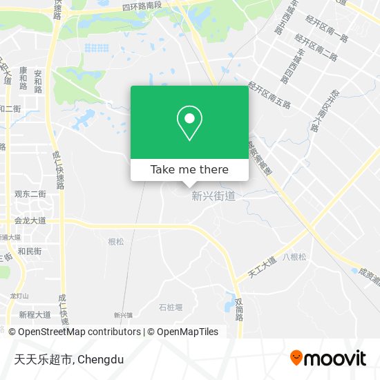 天天乐超市 map