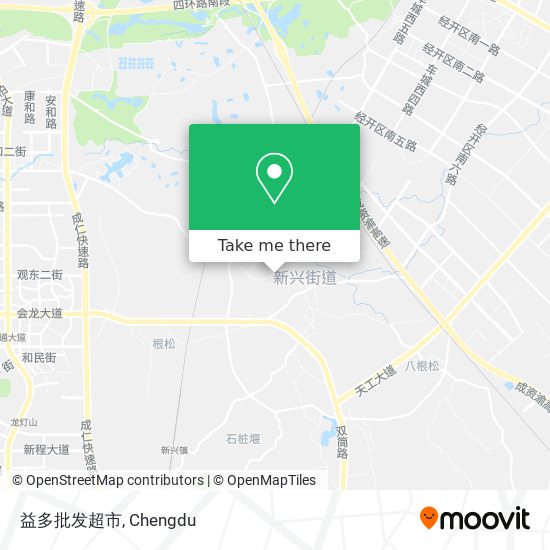 益多批发超市 map