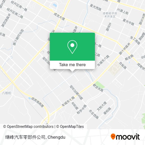 继峰汽车零部件公司 map