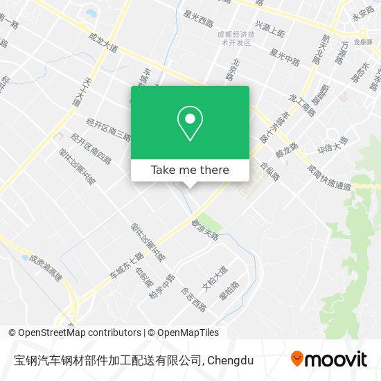 宝钢汽车钢材部件加工配送有限公司 map