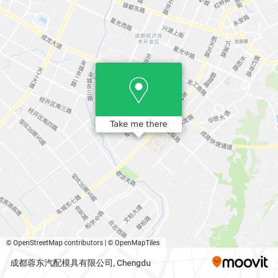 成都蓉东汽配模具有限公司 map