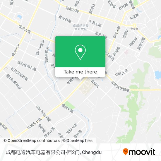 成都电通汽车电器有限公司-西2门 map