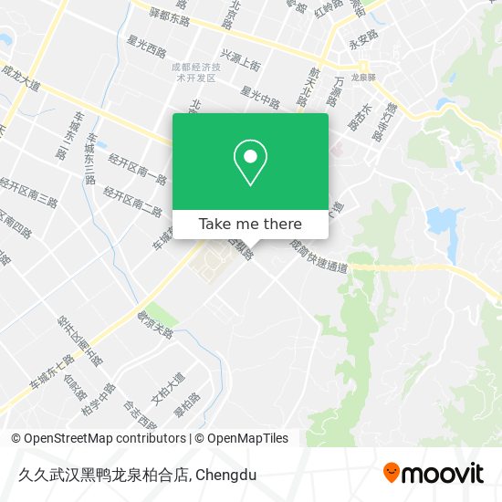 久久武汉黑鸭龙泉柏合店 map