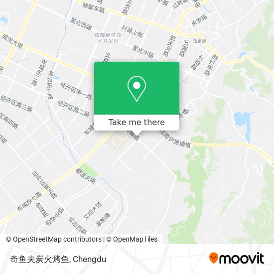 奇鱼夫炭火烤鱼 map