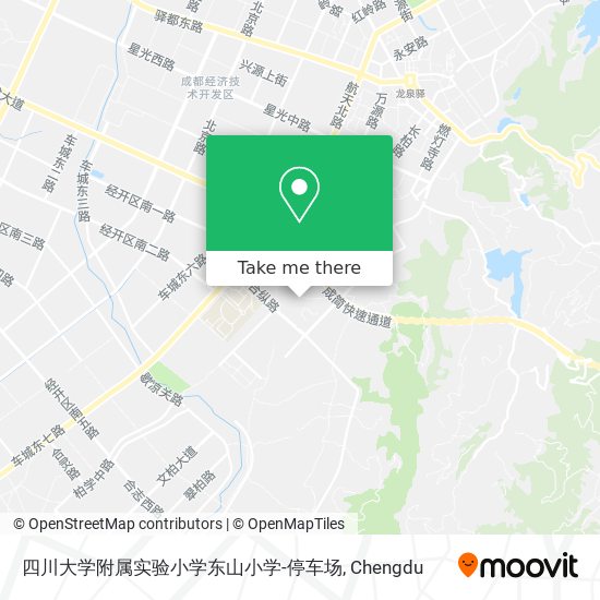 四川大学附属实验小学东山小学-停车场 map