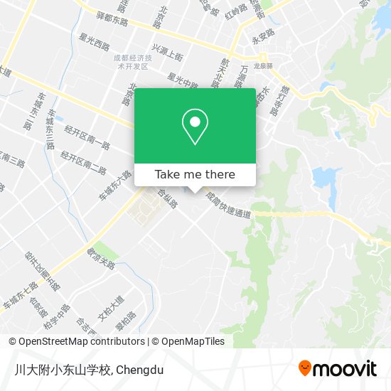 川大附小东山学校 map