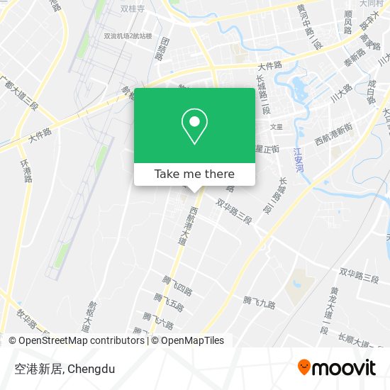 空港新居 map