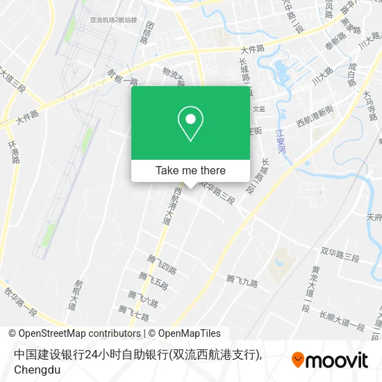 中国建设银行24小时自助银行(双流西航港支行) map