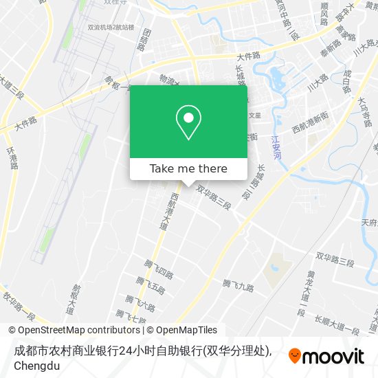 成都市农村商业银行24小时自助银行(双华分理处) map