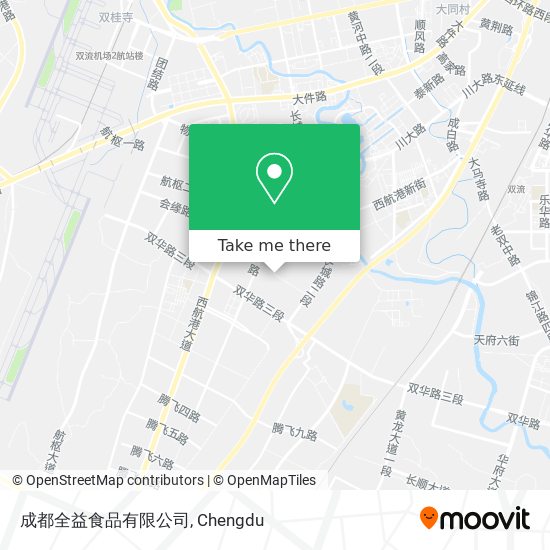 成都全益食品有限公司 map