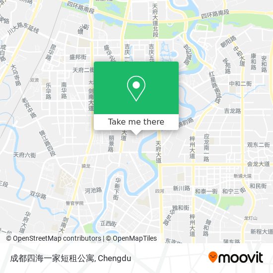成都四海一家短租公寓 map