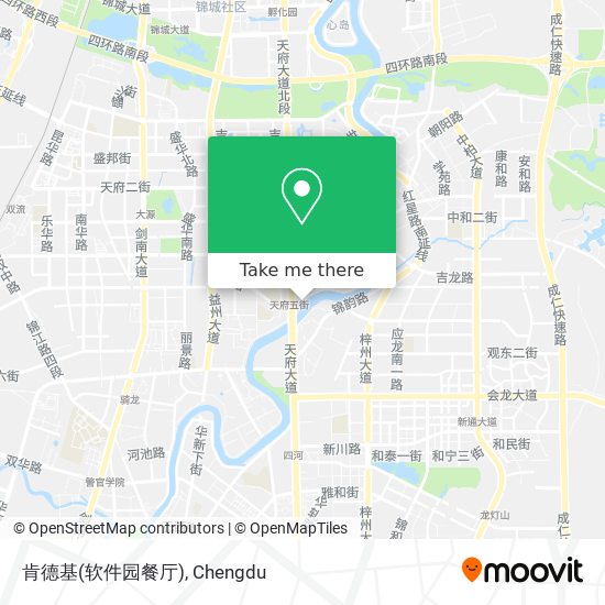 肯德基(软件园餐厅) map