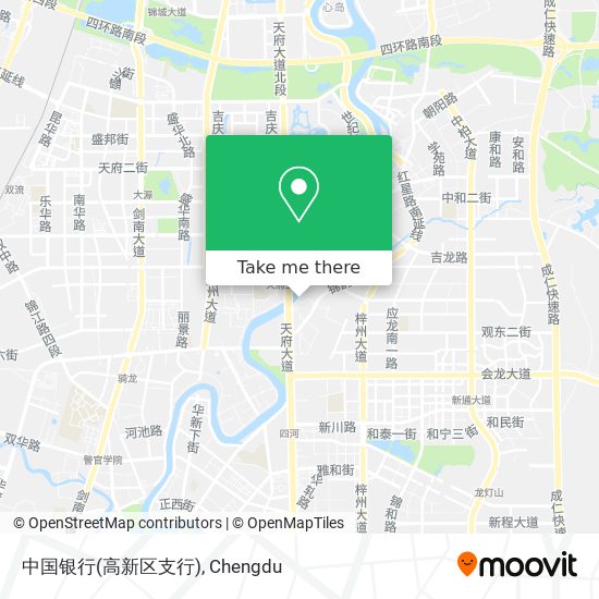中国银行(高新区支行) map