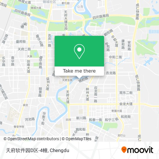 天府软件园D区-4幢 map