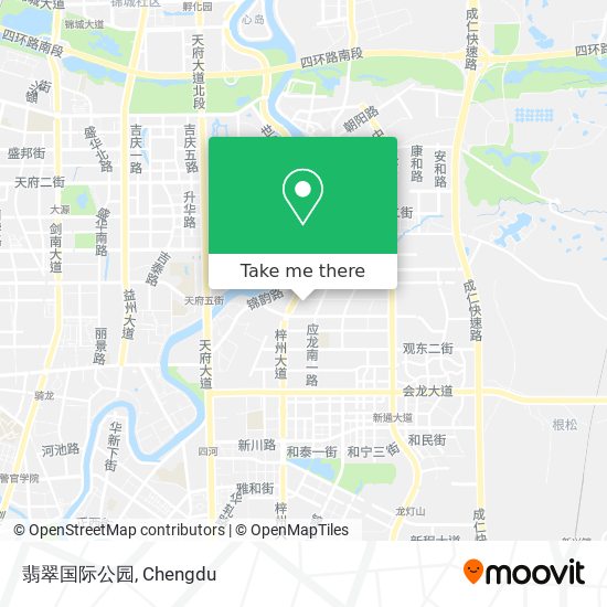 翡翠国际公园 map