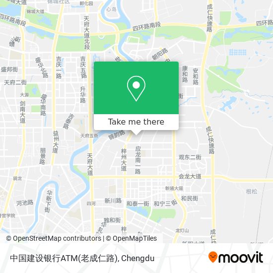中国建设银行ATM(老成仁路) map