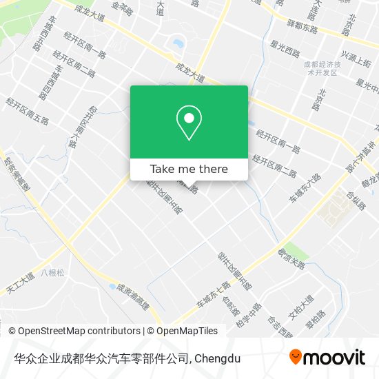 华众企业成都华众汽车零部件公司 map