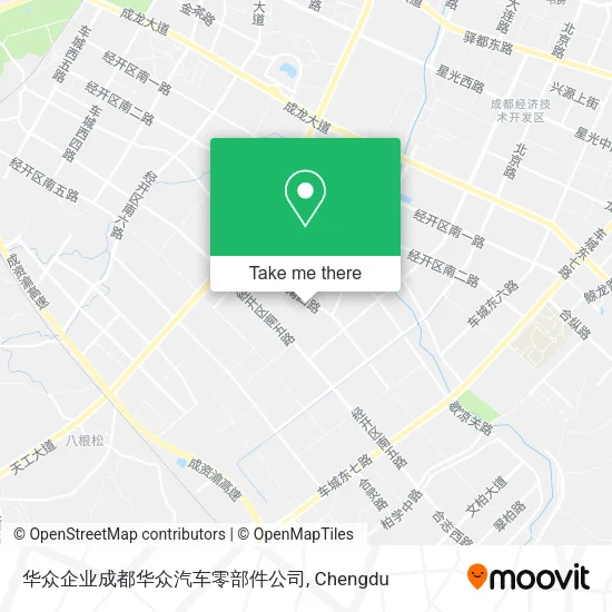 华众企业成都华众汽车零部件公司 map