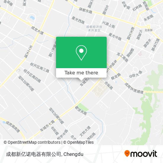 成都新亿诺电器有限公司 map