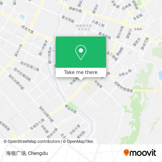 海顿广场 map