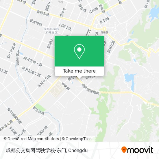 成都公交集团驾驶学校-东门 map