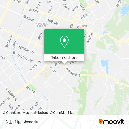 东山领地 map