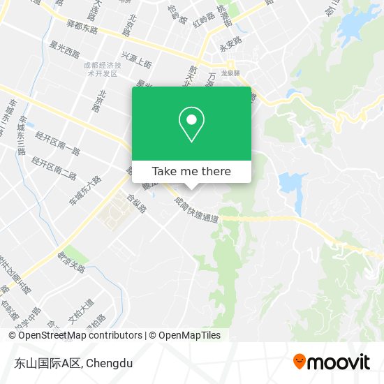 东山国际A区 map