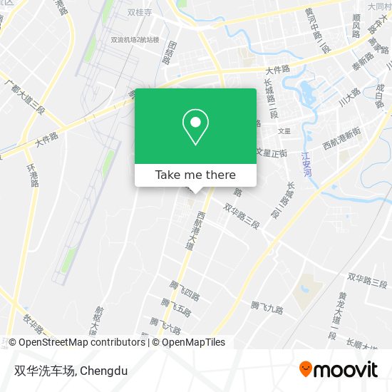 双华洗车场 map