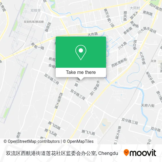 双流区西航港街道莲花社区监委会办公室 map