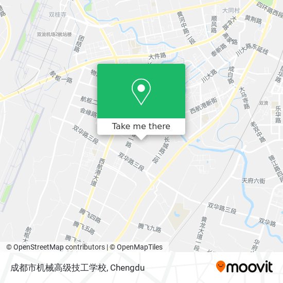 成都市机械高级技工学校 map