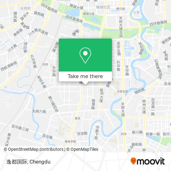 逸都国际 map
