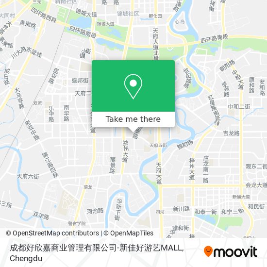 成都好欣嘉商业管理有限公司-新佳好游艺MALL map