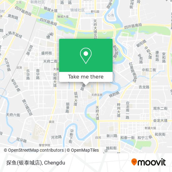探鱼(银泰城店) map