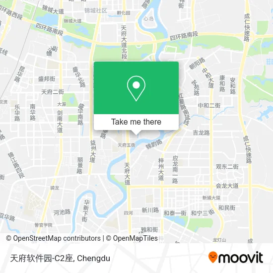 天府软件园-C2座 map