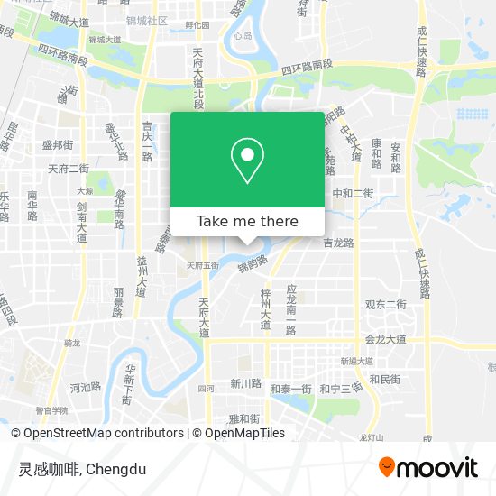 灵感咖啡 map