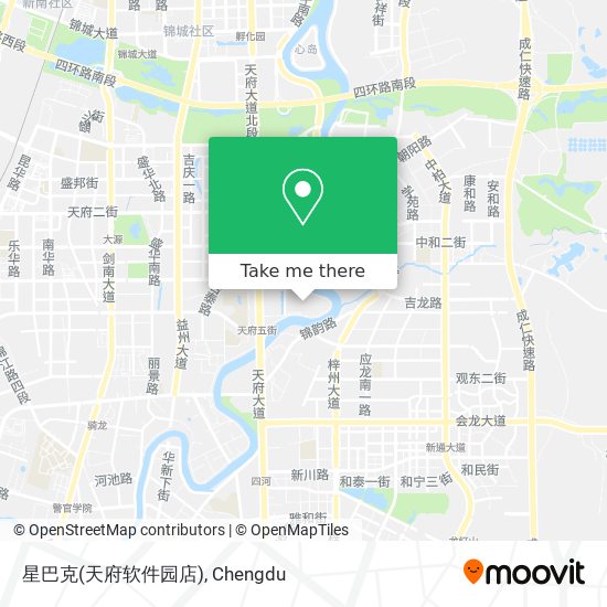 星巴克(天府软件园店) map