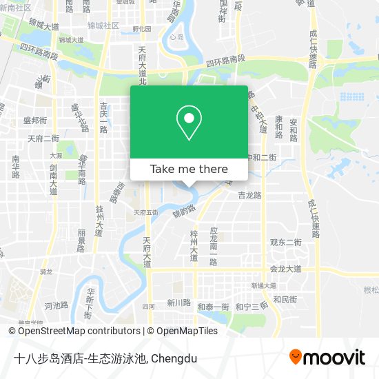 十八步岛酒店-生态游泳池 map