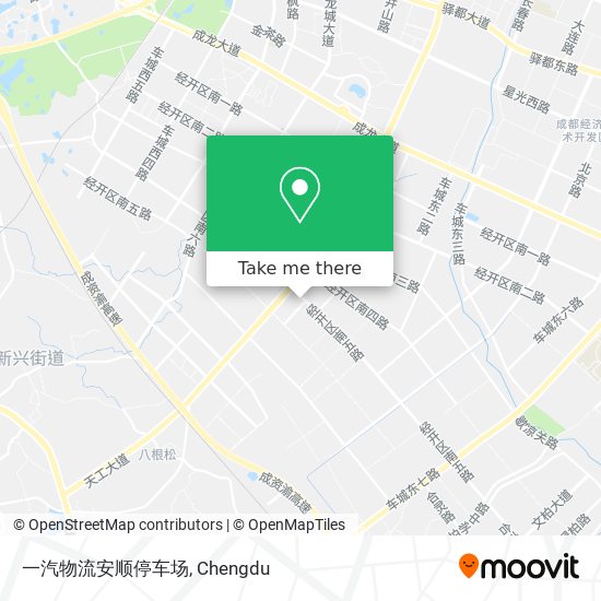 一汽物流安顺停车场 map